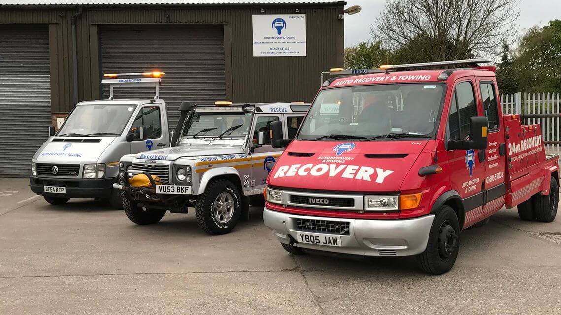 ART Garage Crewe Auto Recovery Vehicles who are land rover specialists
