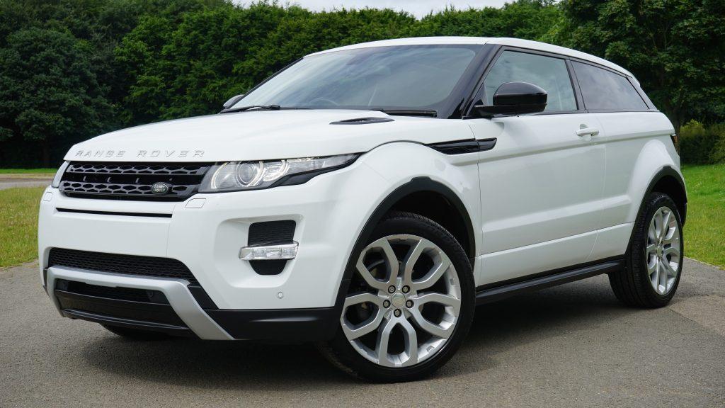 Land Rover Range Rover Evoque. The cheapest Land Rover model available.